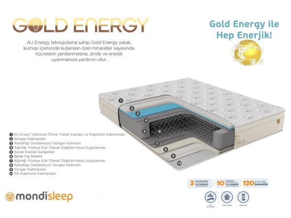 Gold Energy Yatak 140X190